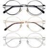 Cyxus Occhiali Luce Blu Uomo Donna Leggero Occhiali Da Computer Retrò Occhiali Anti Mal di Testa Affaticamento Degli Occhi 403B019
