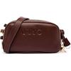 Liu Jo Borsa a tracolla in pelle, marrone, design classico con cerniera dorata