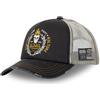Von Dutch Cappellino da uomo e donna Crew, berretto Trucker regolabile con Snapback, grigio/nero, Taglia Unica