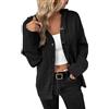 WINARA Cardigan Donna Autunno Inverno Cardigan Donna Casual Maglione Morbido Cappotto con Cappuccio Leggero Anteriore Aperto Maglione Cappotto (IT, Testo, L, Regular, Regular, Grigio)