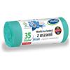 Stella pack Stella FRESH Sacchetti per la spazzatura con orecchie - Profumo fresco 35L 24 pezzi