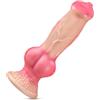 BDSMYEE Dildo Realistico per Cani, Dildo Anale, Plug Anale, Plug Anale, Giocattoli Anali, Giocattoli Sessuali per Fisting, Giocattoli Sessuali Erotici per Coppie, Donne, Uomini, Sesso Estremo (S)