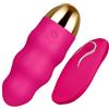 Future of your pleasure Sensual FOPS Uovo Vibrante Telecomandato per Donne 8,5x3 cm Silicone Morbido - Massaggiatore Intimo 20 Modalità Vibrazioni Impermeabile per Coppie Viaggi e Discrezione M17-7