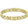 BOSS Jewelry Bracciale a Maglie da Uomo Collezione METAL LINK ESSENTIAL in Oro Giallo Chiaro - 1580711
