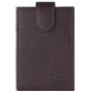 camel active Pelle porta carte di credito Discover Card Wallet Brown marrone scuro