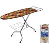 TUOLON Copriasse da Stiro Made in Italy 47 x 140 cm Universale per Ferri a Vapore Pratico e Morbido Copri ASSE da Stiro Telo con Elastico Copertina Colori Casuali