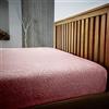 LIZZIE JACOBS Lenzuolo con angoli in pile Sherpa, termico, super morbido, caldo, accogliente, lussuoso, in tinta unita (rosa, king size)