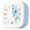 HOTUT Timer Visivo per Bambini, Timer Visivo Bambini da 60 Minuti, Desktop Strumento di Gestione del Tempo,Conto alla Visivo per Cucina, Sala da Pranzo, Riunioni (Razzo Blu)