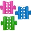 CZAKOMIX 6 Pezzi Mollette da Bucato, Fermagli per Grucce In Plastica, 3 Colori Clip di Vestiti Antivento Pioli, Multifunzione Mollette, per Telo Mare, Vestiti, Trapunta,Asciugamani (Blu, Rosa, Verde)