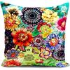 HUASHUZI cuscini da esterno divano 40 x 40 cm bunt fiore colorati giardino balcone arredo copricuscino impermeabile cuscino decorativi soggiorno camera da letto accessori