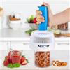 NEWTRY Macchina di tenuta a induzione elettromagnetica da 20 a 100 mm, macchina di sigillatura portatile in alluminio per bottiglie di plastica o vetro con coperchio piatto e non metallico