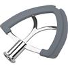 MMOBIEL Frusta Flex Edge per KitchenAid 4,5-5 Quart Tilt-Head Stand Mixers Serie Artisan & Classic di MMOBIEL - Paletta Piatta in Acciaio Inox con Bordi in Silicone - Lavabile in Lavastoviglie