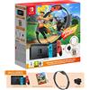 NINTENDO Switch Console - Neon Red/Neon Blue + Ring fit Adventure (UK) (Switch)