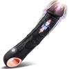 Future of your pleasure Sensual Vibratorix donna realistici nero 18cm × 3,6cm Vibtatore per donne elegante e potente con 10 modalità FOPS D54