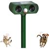 ZLXHDL Dissuasore per Gatti Cani Ultrasuoni da Giardino Esterno, Ultrasuoni Repellente Solare, Efficace Contro Cani, Gatti, Topi, Volpi, Procioni, Conigli