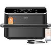 COSORI Friggitrice ad Aria 10 Litri, 7 in 1 Doppia Resistenza TwinFry con Doppio Cestello 5L&5L e Separatore Rimovibile, 2800W Air Fryer WiFi con Doppia Resistenza, 40-240℃, 70 Ricette Online, TF102S