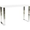 Dugar Home CON-02 - Console, Legno, 120 x 40 x 76 cm, Colore: Bianco