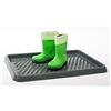 BranQ Home Essentials - Scarpiera in plastica, PP, antracite, 54 x 38,5 x 3 cm (L x P x A)