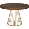 Menzzo Tavolo, Marrone, L110 x P110-160-210-260 x H76 cm
