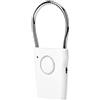 Dioche Allarme maniglia porta con sensore touch da 120 dB, allarme finestra antifurto con vibrazione, apparecchiatura di sicurezza domestica