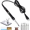 Altamejor Saldering Iron, set di saldatori a LED Altamejor con interruttore on/off, 80 W, design termostatico da 80 a 480 °C, 5 punte di saldatura, set di saldatura per riparazione della saldatura