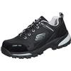 Skechers Stivali da uomo Gatlon Strigax, Nero Arancione Pelle Sintetica Tessile, 45 EU