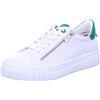 MARCO TOZZI Donna 2-2-23764-20, Scarpe da Ginnastica, Bianco Verde, 41 EU