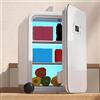 Generic Ghiacciaia Mini Frigo Auto Frigorifero Portatile Da 10L/16L/18L Con Maniglia E Display Digitale Da -20°C A 60°C for Auto, Uffici E Camere Da Letto 12V/24V/220V(26 * 21 * 32cm)