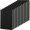 ZCZN-Quaderno Appunti, Taccuino a Rigo Formato A5, Confezione da 12 Pezzi-30 Fogli/60 Pagine, Utilizzato per Scrivere Note, Diario o Agenda, Nero
