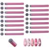 UNICRAFTALE 15 pz 15 Stili Penna Tamponi per Unghie Penna Tamponi Plastica per Motivo Floreale Unghie Strumento di Punteggiatura Diversi Motivi DIY Strumento di Disegno Unghie per Donne