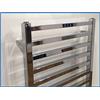 FistConcept GLORYA - Scaldasalviette da bagno, 1300 x 500 mm, cromato lucido con attacco centrale