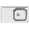 CATA Lavello CDS-1 EI/A Secchio Quadrato Scolapiatti Installazione Mobile 45 CM Base Fondo Assorbente Acciaio Inox Valvola Cestello Finitura Inox