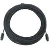 Pxyelec Toslink - Cavo audio digitale SPDIF in fibra ottica di 10 m, colore: nero 20 m Nero