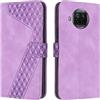 OKZone Cover per Xiaomi Mi 10T Lite 5G/Mi 10i 5G, Custodia in PU Pelle per Xiaomi Mi 10T Lite 5G/Mi 10i 5G, Custodia a Libro Portafoglio con Chiusura Magnetica Wallet Case Flip Cover (Porpora)