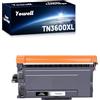 Yowell 1x TN3600XL Toner Compatibile con Brother TN3600XL TN-3600XL TN3600