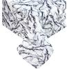Tex family TOVAGLIA antimacchia RESINATA TORINO idrorepellente (Cm. 140x240 x12 persone, Marmo Marmorizzato Bianco)