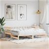 Gecheer Divano Letto Con Letto Estraibile 90x190 cm in Legno Massello di Pino - 2 Posti, Con Doghe, Matrimoniale, #2
