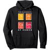 PERIODIC TABLE of ELEMENTS Fun Meme Joke SArCaSm GLI ELEMENTI DELL'UMORE S Ar Ca Sm Meme Felpa con Cappuccio