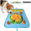 OSDUE Tappeto Olfattivo Cane, 68cm Foraggiamento Tappeto per Cani Addestramento Foraggiamento di Animali Lavabile Antiscivolo Tappetino Puzzle di Snuffle Giocattolo per Cani Attivazione Mentale Cane