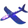 Generico Aliante per aeroplano in schiuma, aeroplani in schiuma | Giocattoli luminosi per aeroplani per bambini,Giocattolo 'aeroplano 48 cm, modello di aereo, gioco all'aperto per bambini per adulti