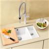 Blanco Subline lavello da cucina, 523741, 350/150-U Subline bianco [Lavelli da Cucina > per Base Sottolavello a partire da 60 cm]