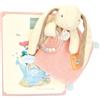 Doudou et Compagnie - LAPIN CIBOULETTA - Doudou coniglio sonaglio rosa - Per bambini dalla nascita - 21 cm - Con confezione regalo da regalare - Idea regalo per ragazze e ragazzi - DC4206