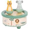 Small Foot Carillon Safari in Legno FSC® 100% Certificato, Design a Misura di Bambino con Tigre ed Elefante, per Bambini dai 2 Anni, 12738