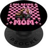 Womens Coquette Bow Excavator Operator H Scavo essere una mamma Escavatore Operatore HEO Festa della mamma PopSockets PopGrip Adesivo