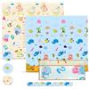 Babybaipro Tappeto Gioco Per Bambini Pieghevole 200x180x1 Cm - Materassino In XPE Reversibile, Impermeabile, Atossico, Con Borsa Trasporto