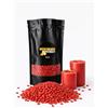Ubswax Pastiglie di Cera d'api per Fai da Te - Profumo Naturale di Cera d'api, Versatile per Candele, Cosmetici e Sabbia per Candele (Rosso, 150g)