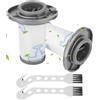 Goxiry 2 filtri di ricambio per Rowenta ZR009006, filtro HEPA per X-Force Flex 8.60 RH9611 RH9637 RH9638 RH9639, alternativa al filtro separatore