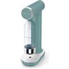 Smeg, Gasatore Acqua Frizzante SKC01EGM, con Manopola di Controllo Gasatura e Vassoio Raccogligoccia, Bottiglia da 800 ml, Cilindro CO2 Non Incluso, Verde Smeraldo Matte