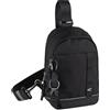 camel active borsa a tracolla Connect Sling Backpack Black nero