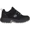 LOTTO Ketcham Low Tex T Unisex Kids, Scarpe da Ginnastica, Nero/Grigio, 36 EU